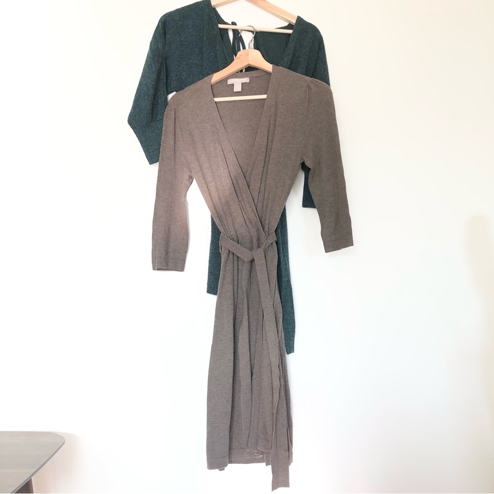 Bundle of 2 Sweater Wrap Dresses